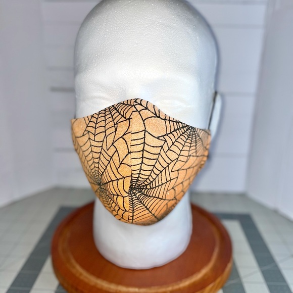 Halloween spider webs face mask - Picture 2 of 6